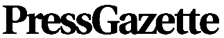Press Gazette logo black